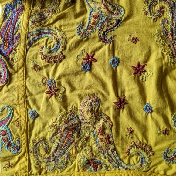 Paisley Yellow Women's Jacket - Picture 10 of 14